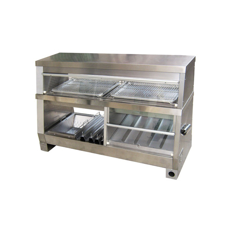 Витрина тепловая Kocateq DH 150 EW FF с секцией для картофеля фри и подсветкой