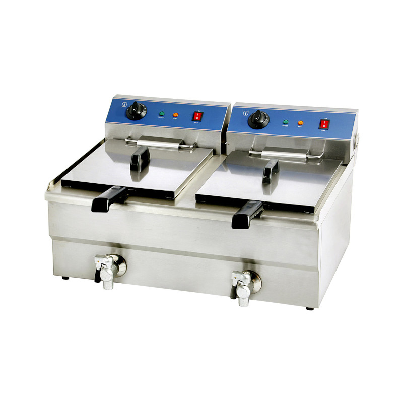 Фритюрница электрическая Kocateq BEF162V 2 ванны 16+16 л
